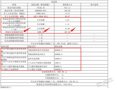 又要买车险了，大佬们看下哪些可以去掉的？果蔬