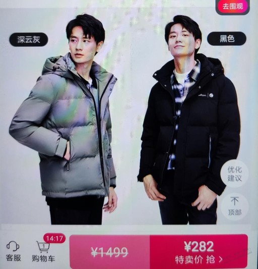 唯品会券后252元买这个雪中飞羽绒服怎么样？含鸭鸭绒85%