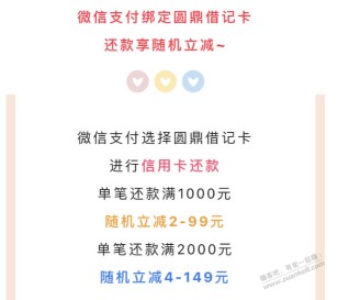 江苏农商行微信还xing/用卡优惠