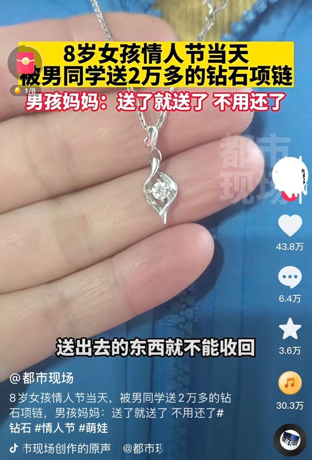 2万元钻石项链，不用还了？有钱人的生活这么朴实无华吗？