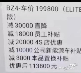 丰田bz4x降到12万左右了，值得入手吗？